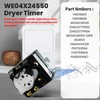 WE04X24550 Dryer Timer Compatible with GE Timer GTD42EASJ2WW GTD48EASW0WB