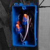 IDEAL Electrical Twister ProFLEX Mini (30-443J) Orange/Blue Wire Connector, Jar