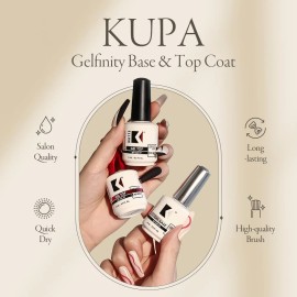 KUPA Clear Nail Polish Protection 8 Fl Oz Long Lasting Manicure Adhesive Bond