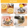 Stainless Steel Lemon Squeezer Citrus Juicer Handheld Press Orange Juice