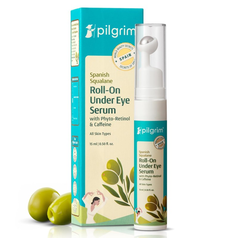 Pilgrim Squalane Roll On Under Eye Serum | Hydrating Eye
