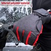Electric Heated Gloves Polyester Waterproof Battery Powered Winter Heated Gloves