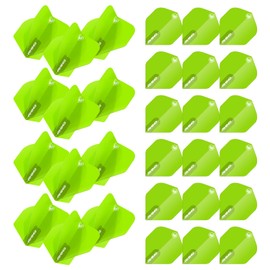 WINMAU Rhino Extra Thick Dart Flights - 10 sets per pack (30 flights in total) (Green)