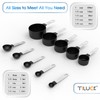 TILUCK Measuring Cups & Spoons Set, Stackable Cups and Spoons,