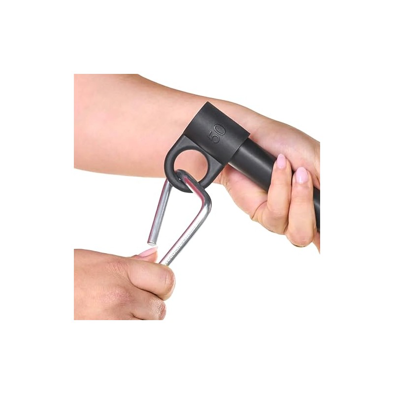 TreadLife Fitness Rod Hooks with Hardware (Pair) - Replacement for