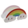 GetCoupon New Rainbow Shape Arylic Pen Holder Desktop Organizer Box,