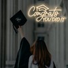 Taaneyo Congrats You Did It Noen Sign,Adjustable Congrats Grad LED