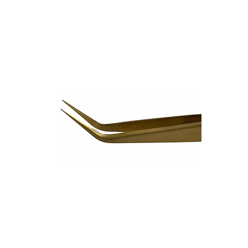Horotec MSA12.303-S5C Brass Watchmaker Tweezers with Fine Tips, Tool