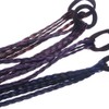 EROSPA® 4 Colourful Hair Strands with Scrunchie / Hair Band