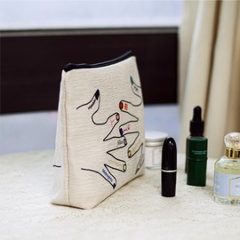 Panfurco Makeup Bag, Gift for Music Lovers, Gift for Women, Cosmetic Bag with Zipper, Suitable for Travel, Birthday, Boyfriend, Teacher, Graduation, College Gift, Colour A, Portable