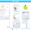 Rolling Whiteboard 48 x 32, Maxtek Large Mobile White Board