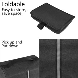 Kingshion Toaster Cover Compatible with Most 4-slice Toasters, Toaster Cover Storage for Most 4-slice Toasters， Washable and Dust Protection (Dark Grey)