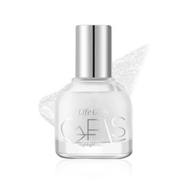 DayaEmmoTQハイライター リキッド ツヤ感 ツヤ肌 立体感 輪郭 発色 涙袋 パール ラメ 輝きハイライトパウダー ダイヤモンドハイライター グリッター シマー 8.5g 01パールホワイト