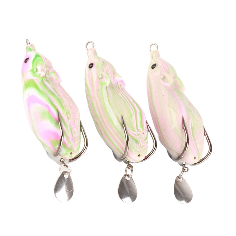3Pcs Sequin Conversion Soft Artificial Simulation Snakehead Lure Bait Fishing