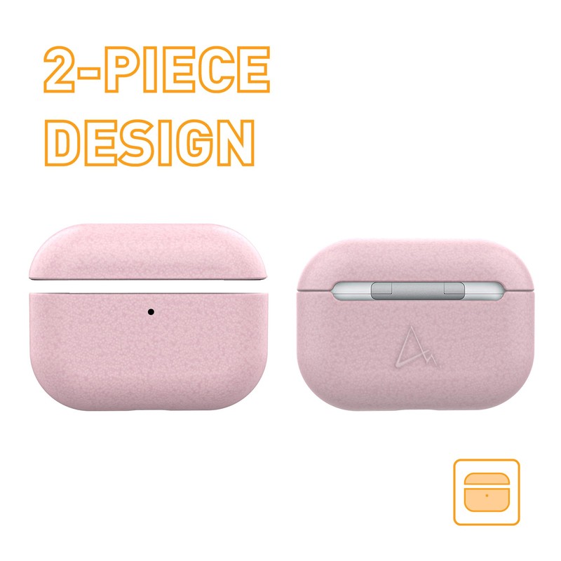 ARMOR Leather Case for AirPods (3rd Gen) (Ballet Pink)
