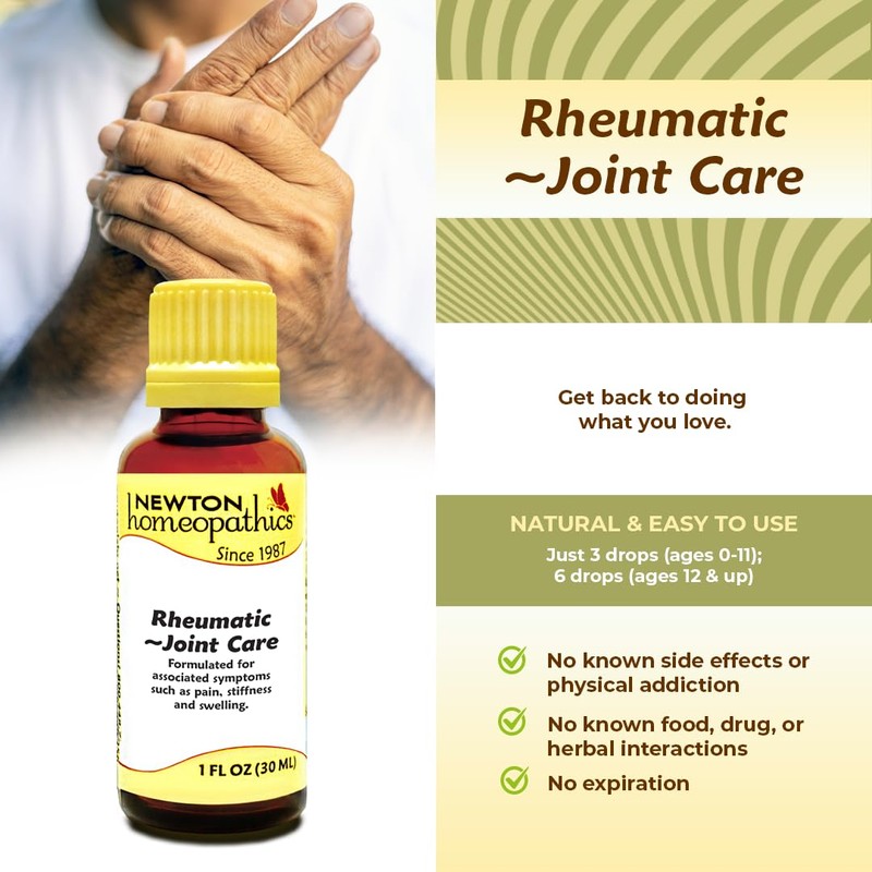 Newton Homeopathics Rheumatic~Joint Care - 1 Oz Liquid