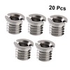 Gatuida 40pcs Camera Conversion Screw Nut Adapter to Mount for