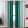VEHEDE Ombre Blackout Curtains for Bedroom 96 Inch Drop, Thermal