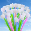 MAQUITA 100 Pieces Color Changing Flower Pens Bulk, Rose Gel