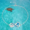 Fenthring Sea Turtle Anklet Infinity Turtle Ankle Bracelets for Women