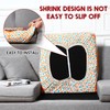 Hahafelt 8 Pcs Stretch Patio Cushion Covers Outdoor Sofa Cushion
