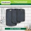 Plastic Cutting Boards for Kitchen, Cutting Board Set of 3,