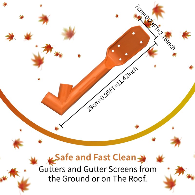 Longtor 12.9FT Gutter Cleaning Tools from Ground – Aluminum Extension