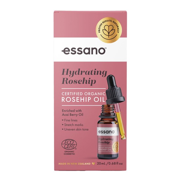 Essano Hydrating Rosehip Certified Organic Oil - 45ml