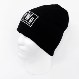EWS nWo New World Order White Logo WCW Beanie Cap Hat NEW