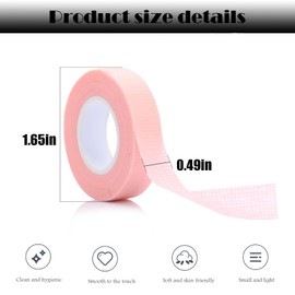 8 Rolls Eyelash Extension Tape, Lash Tape for Eyelash Extensions, Breathable Micropore Fabric Tape for Eyelash Extension Supply, Individual Package