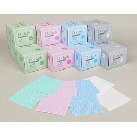 Dainichi Sangyo D-Cloth Nonwoven Counter Cloth, 4 Colors to Choose from, Oval 11.8 x 11.8 inches (30 x 30 cm), Disposable Dish Towel, Washable for Home Use, Commercial Use (Compact: 15 Pieces/Single Item: 100 Sheets/Case: 1200 Sheets) DC-30 (100 Pieces, White)