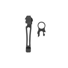 Leatherman Pocket Clip & Lanyard Ring - For Charge, Surge & Wave Models, Black Oxide