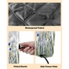 Leaves Plants Indoor Air Conditioner Cover for Window Units, Double