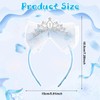 Ymapinc Blue Princess Crowns Tiara, Headwear Headband Birthday Princess Crown