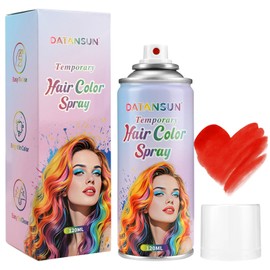 DATANSUN Temporary Hair Color Spray【Instant Color】【Skin Friendly】【Easy To Clean】【Large Capacity】Washable Hair Color Spray For Women/Men 4.06 oz，01 Red
