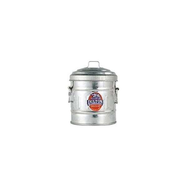Dulton 100-244GV Micro Garbage Can, Galvanized, Adult Children, Mind Tickle,