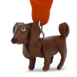 MONKIMAU Leather Keyring Labrador Retriever Dog