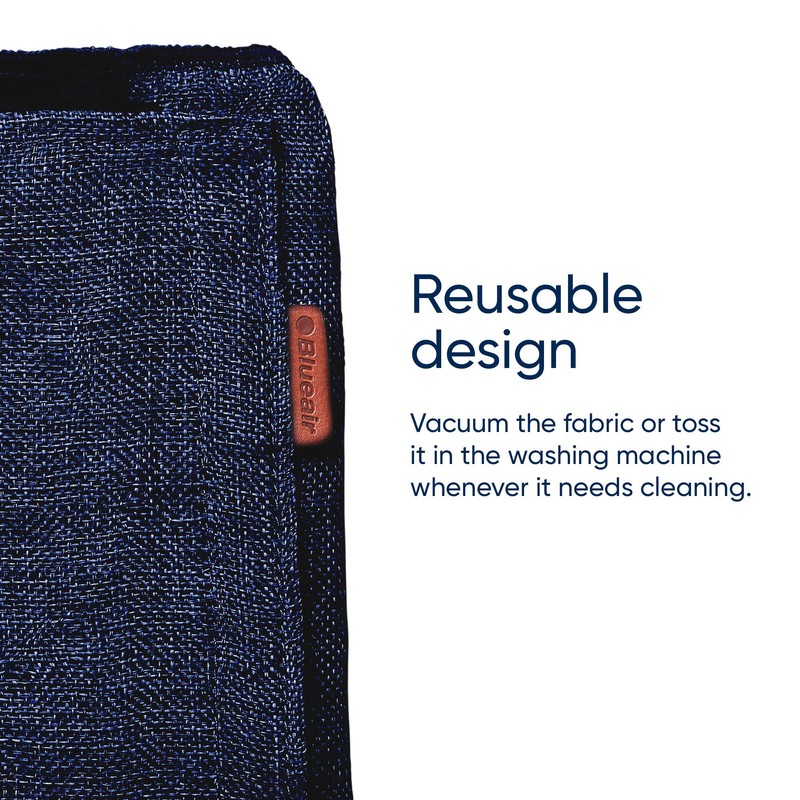 BLUEAIR Blue Pure 411 Auto Navy Pre-Filter, Washable Fabric Traps