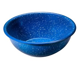 6 Inch Enamelware Bowl for Camping and Backpacking - Cookware Gear Essentials for Camping and Backpacking (Made by Caddis Sports)