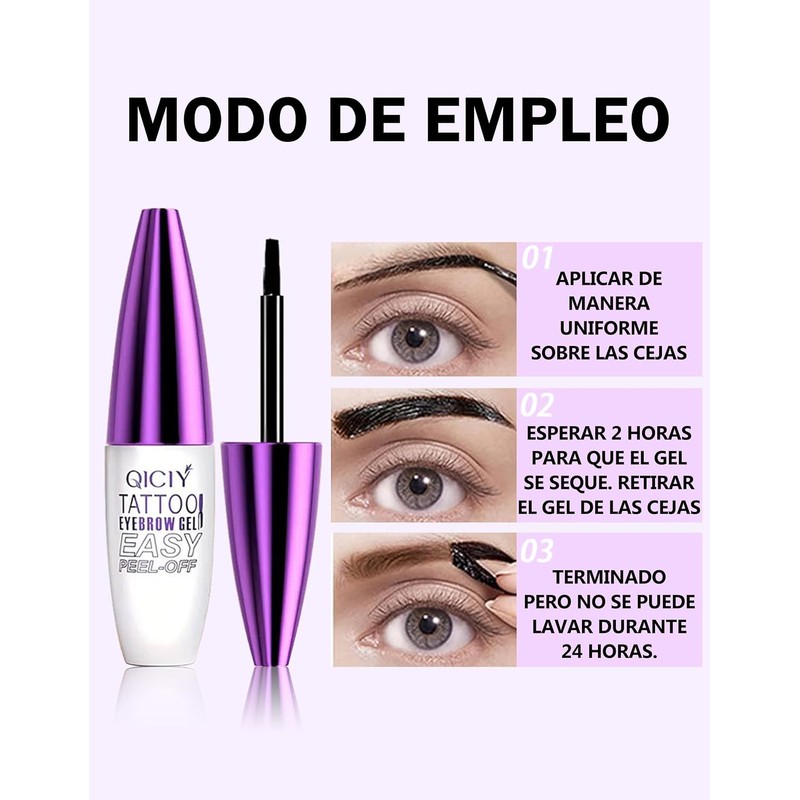 Erinde Gel para cejas peel-off,#02