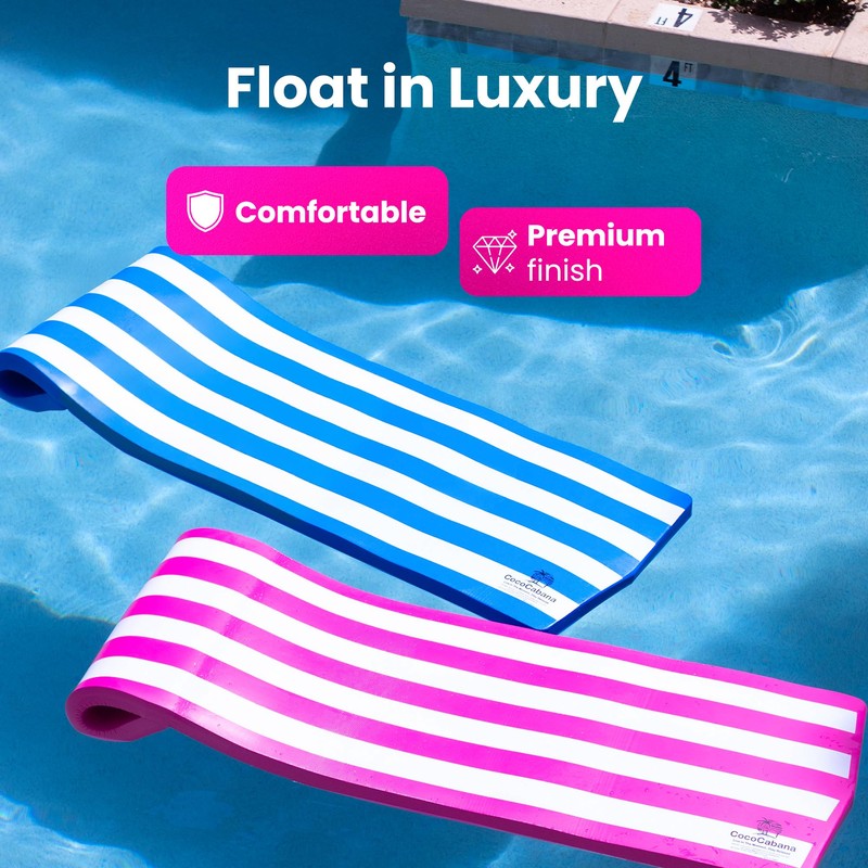 Cococabana 74 inch Foam Float for Pools & Lakes Vinyl