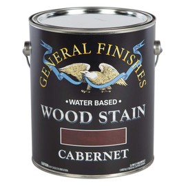 General Finishes Water Based Wood Stain, 1 Gallon, Cabernet