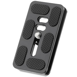 LEFTFOTO 70mm Camera Quick Release Plate Fits Arca Swiss Standard Clamp Universal Metal Small QR Tripod Camera Body Mount Plate for for DSLR Camera Tripod Ballhead