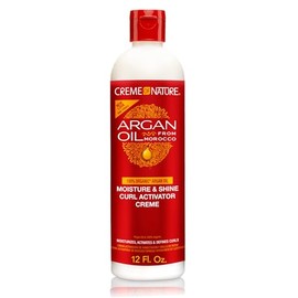 Creme of Nature with Argan Moisture & Shine Curl Activator Creme, 12 Ounce