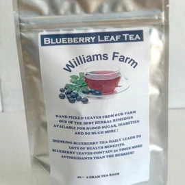 williams farm blueberry leaf tea