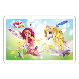 Spreadshirt Mia and Me Onchao and Mia Magic Stickers, 10 x 10 cm, Matt White