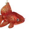 Kurt Adler Noble Gems Glass Goldfish Ornament, 5-Inch