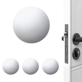 XoYoZo Door Stoppers Wall Protector Buffer Guard Doorknob Door Handle Bumper Self Adhesive Silencer Soft Rubber Crash Pad for Home Office