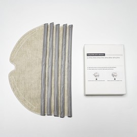 Roborock Robot Vacuum Mop Cloth Pads for Roborock S5 Max/S6 MaxV/Q7 Max/Q7 Max+/ Q8 Max / Q8 Max+/ Q5 Pro / Q5 Pro+ Robotic Vacuum, 5PCS