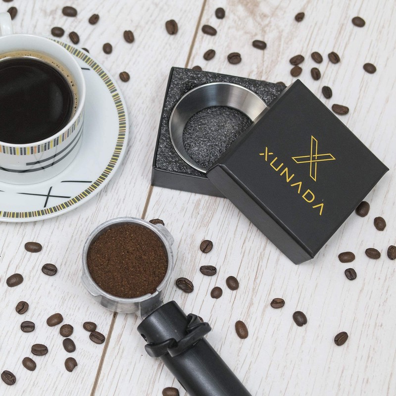 XUNADA 54mm Espresso Dosing Funnel, Precision Stainless Steel Coffee Dosing